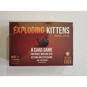 Exploding Kittens Card Game Original Edition Brand New Sealed Kids Age 7 And Up